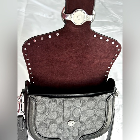 COACH Georgie Saddle Bag - Picture 3 of 6